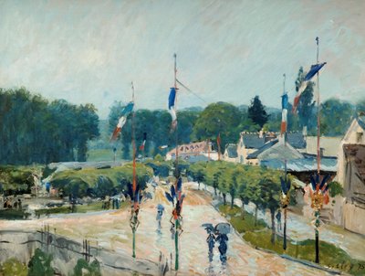 Quattordici Luglio a Marly-le-Roi, 1875 da Alfred Sisley